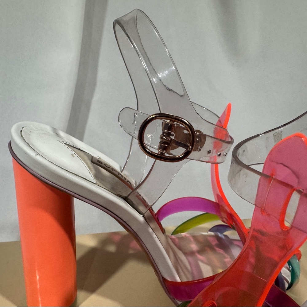 Vintage Y2K 90s Jelly's Heels Strappy Rainbow Goth
Size 7.5 - Picture 9 of 9